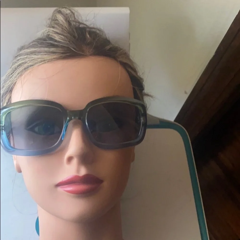 VALENTINO vintage ombré blue‎ and green sunshades!